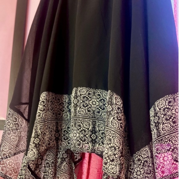 Y2k Vintage American Eagle Handkerchief Dress Paisley Asymmetrical Women’s Small - Picture 2 of 4